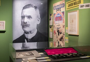 Vue sur le portrait de Jakob Müller, qui a fait carrière à Istanbul en tant que directeur des chemins de fer orientaux.