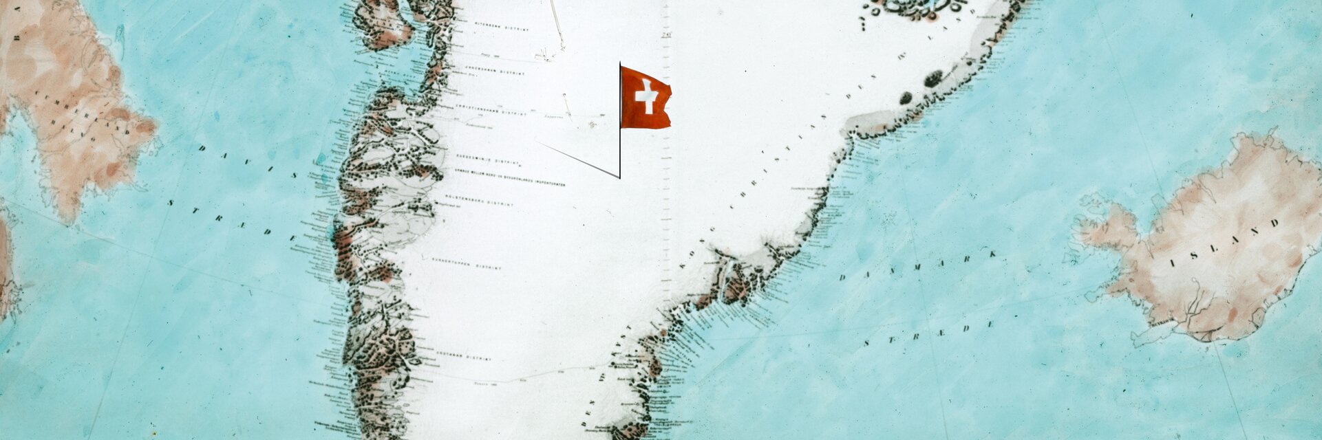 Greenland map, The Royal Danish Library, 1906.