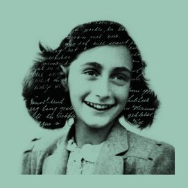 Key visual of the exhibition "Anne Frank and Switzerland