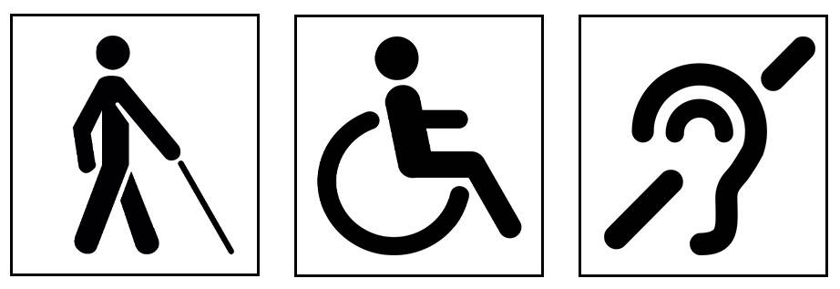 Symbols for accessibility