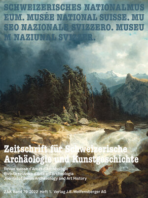 Title page of the Journal of Swiss Archaeology and Art History ZAK 1-2022