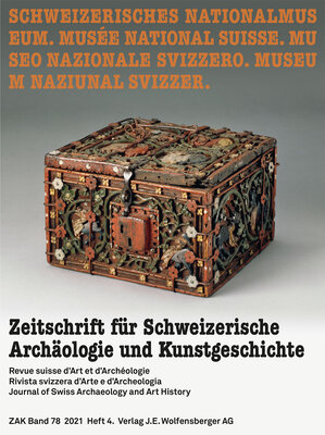 Title page of the Journal of Swiss Archaeology and Art History ZAK 4-2021