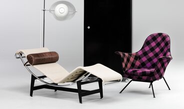 Group of furniture from different designers