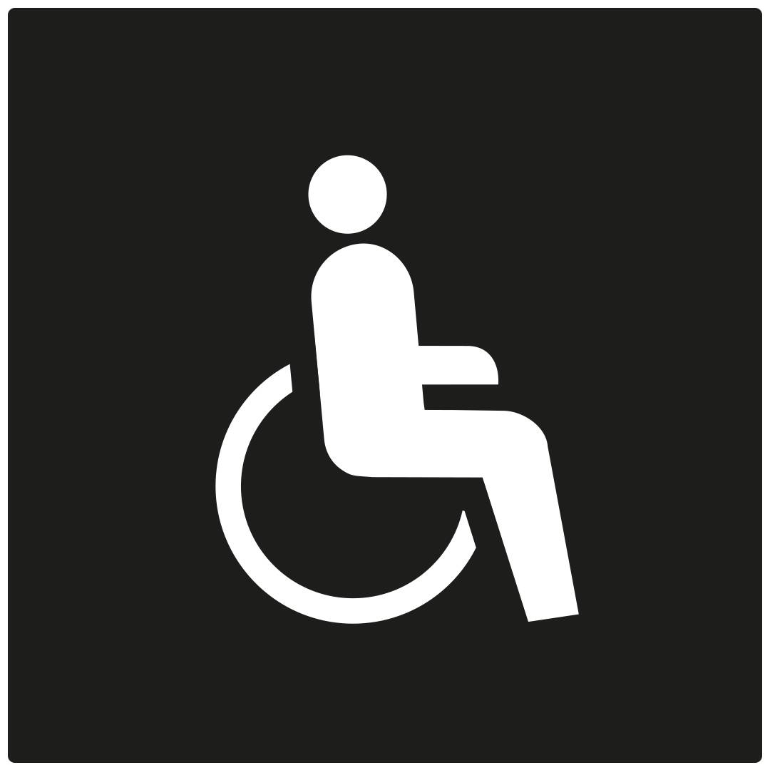 Symbol for people with reduced mobility